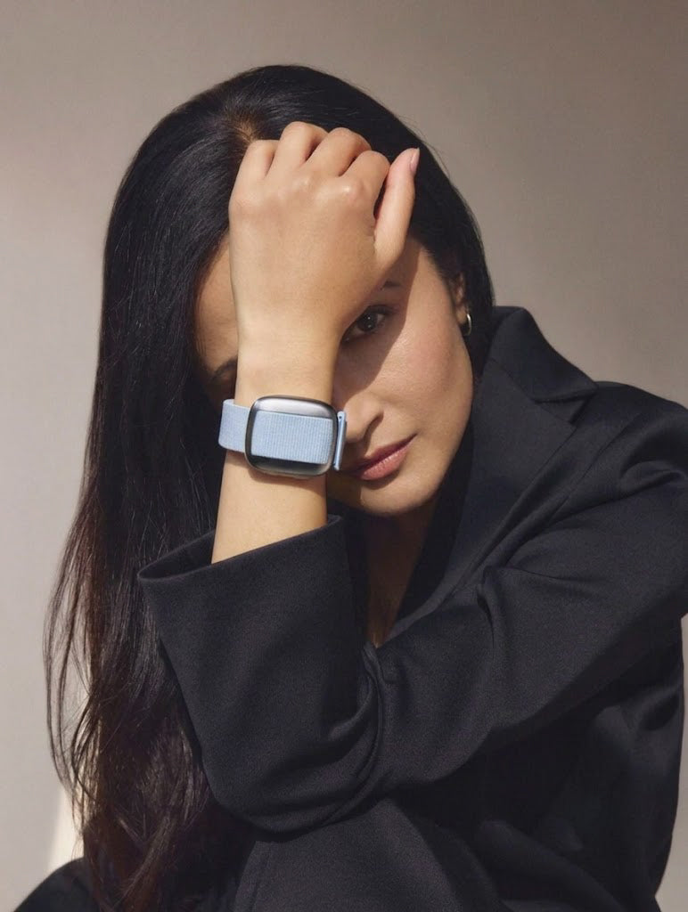 Cooling Bracelet worn discreetly with a black blazer
